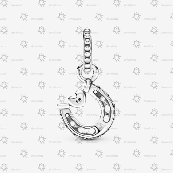 Pandora Good Luck Horseshoe Dangle Charm - Picture 3 of 6